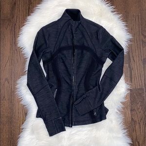 {lululemon} define jacket • black & gray • 6